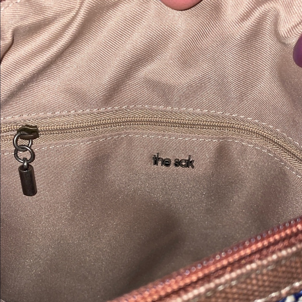 The Sak Brown and Blue Woven Bag - Picture 10 of 11